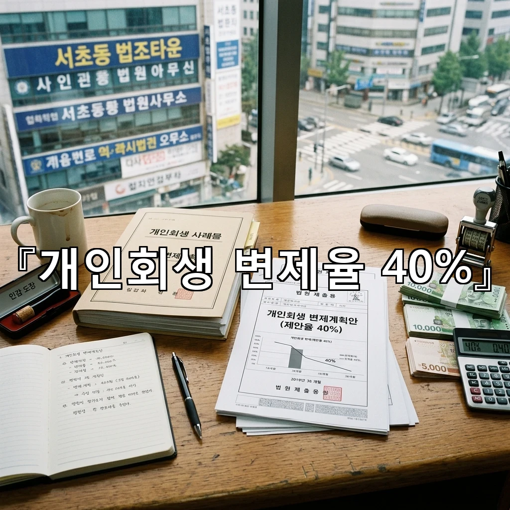 개인회생 변제율 40%