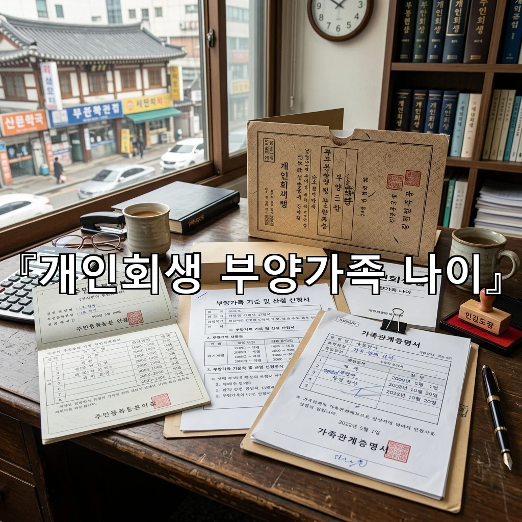 개인회생부양가족나이 기준이 달라지는 생활의 실제 모습 안내