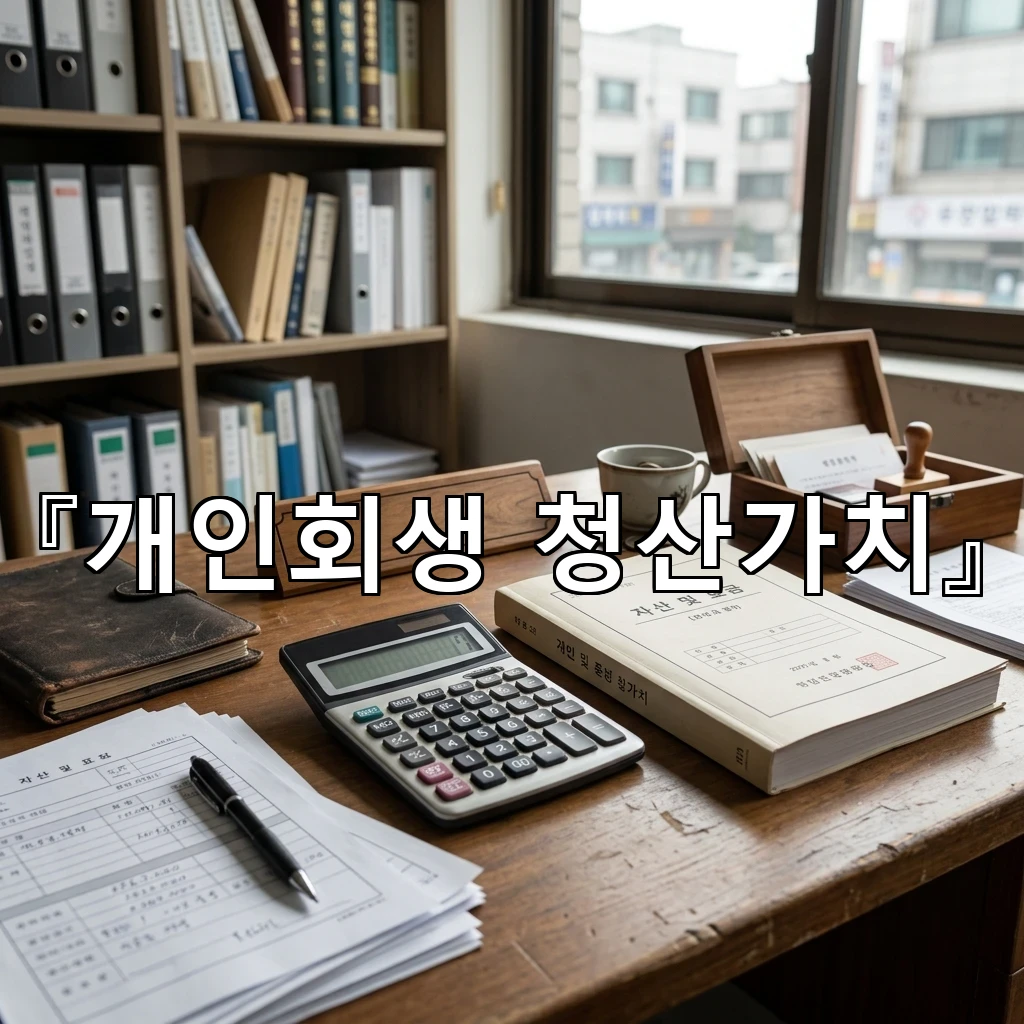 개인회생청산가치 기준을 따라가며 놓치기 쉬운 판단의 흐름