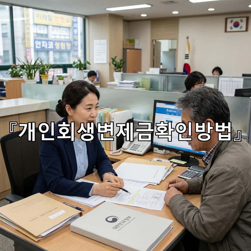 개인회생변제금확인방법 서류를 다시 보는 습관이 결과를 바꿉니다