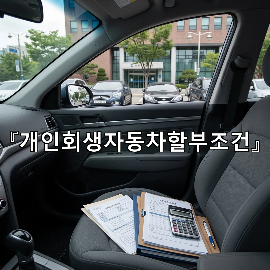개인회생자동차할부조건에 맞는 준비 순서를 차근히 정리하기