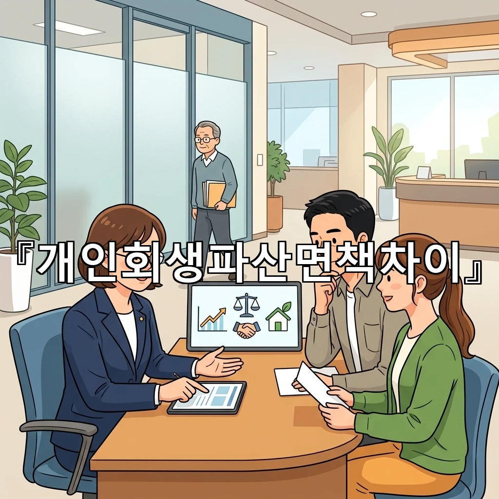 개인회생파산면책차이 한눈에 짚는 재정 정리의 핵심 흐름