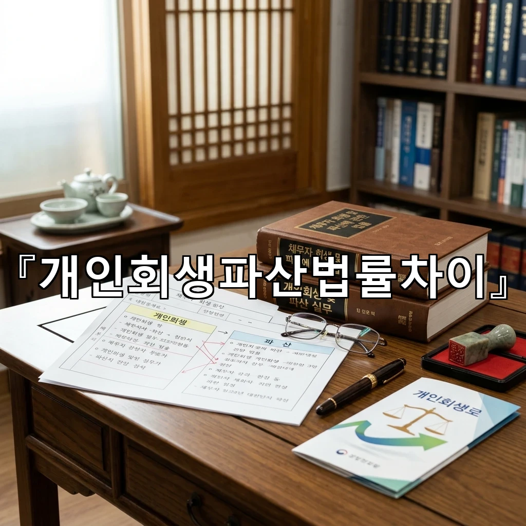 개인회생파산법률차이 선택 앞에서 흔들리는 마음을 정리하는 기준