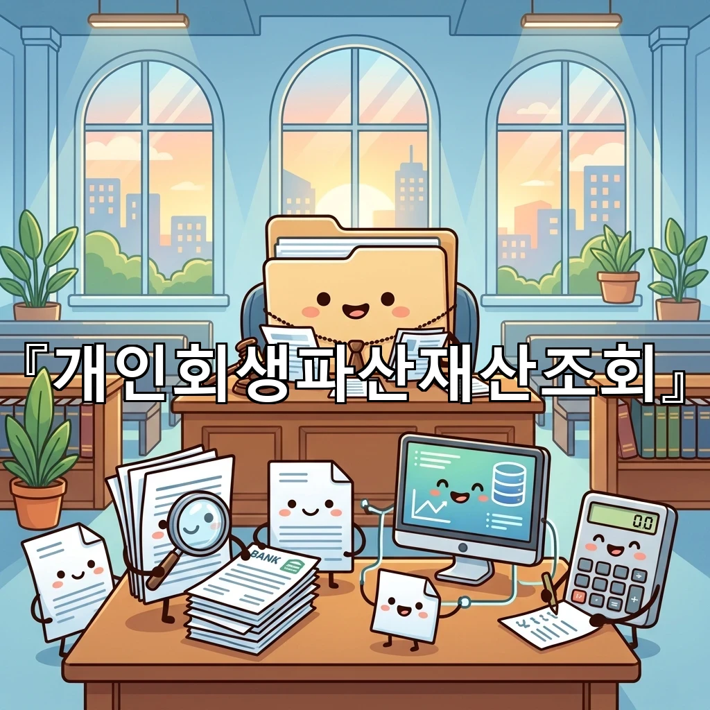 개인회생파산재산조회로 확인하는 생활비와 자산 균형의 실제