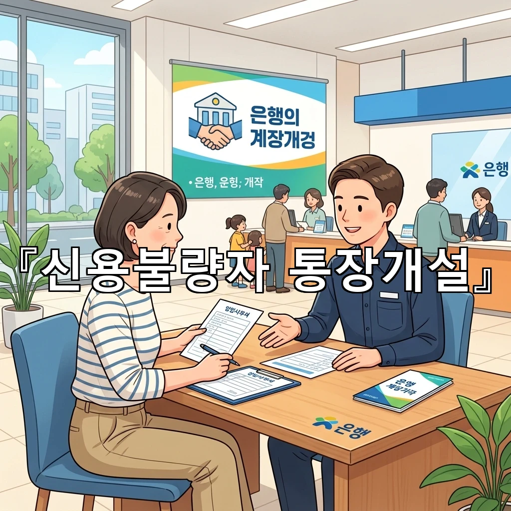 신용불량자통장개설 이후 생활비 관리에 필요한 기준 정리