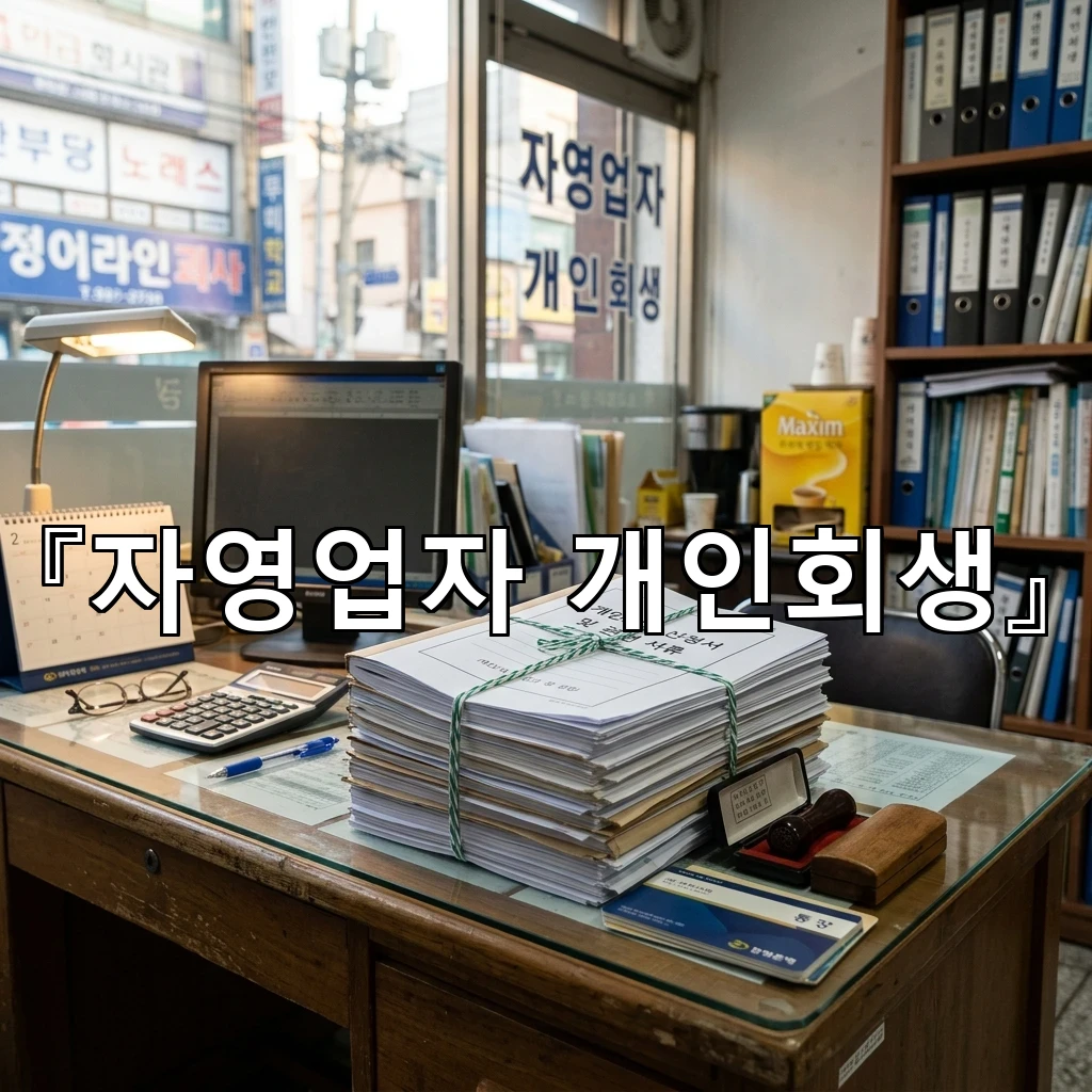 자영업자개인회생 매출 흔들린 날에도 길은 남아 있습니다