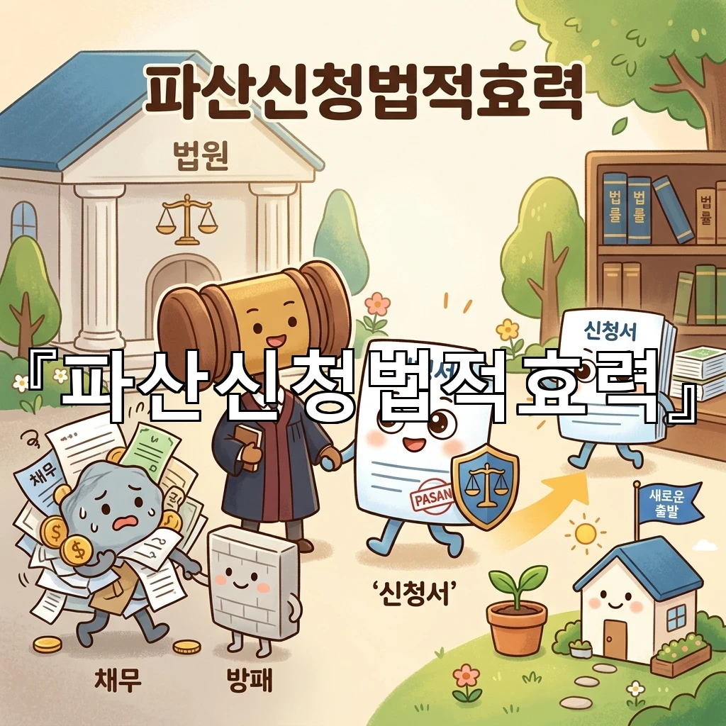 파산신청법적효력 개시 시점에 달라지는 생활의 기준선 정리