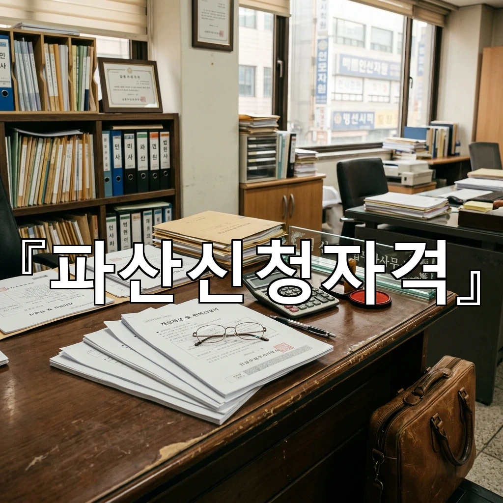 파산신청자격 확인부터 서류 준비까지 처음 걷는 길의 순서