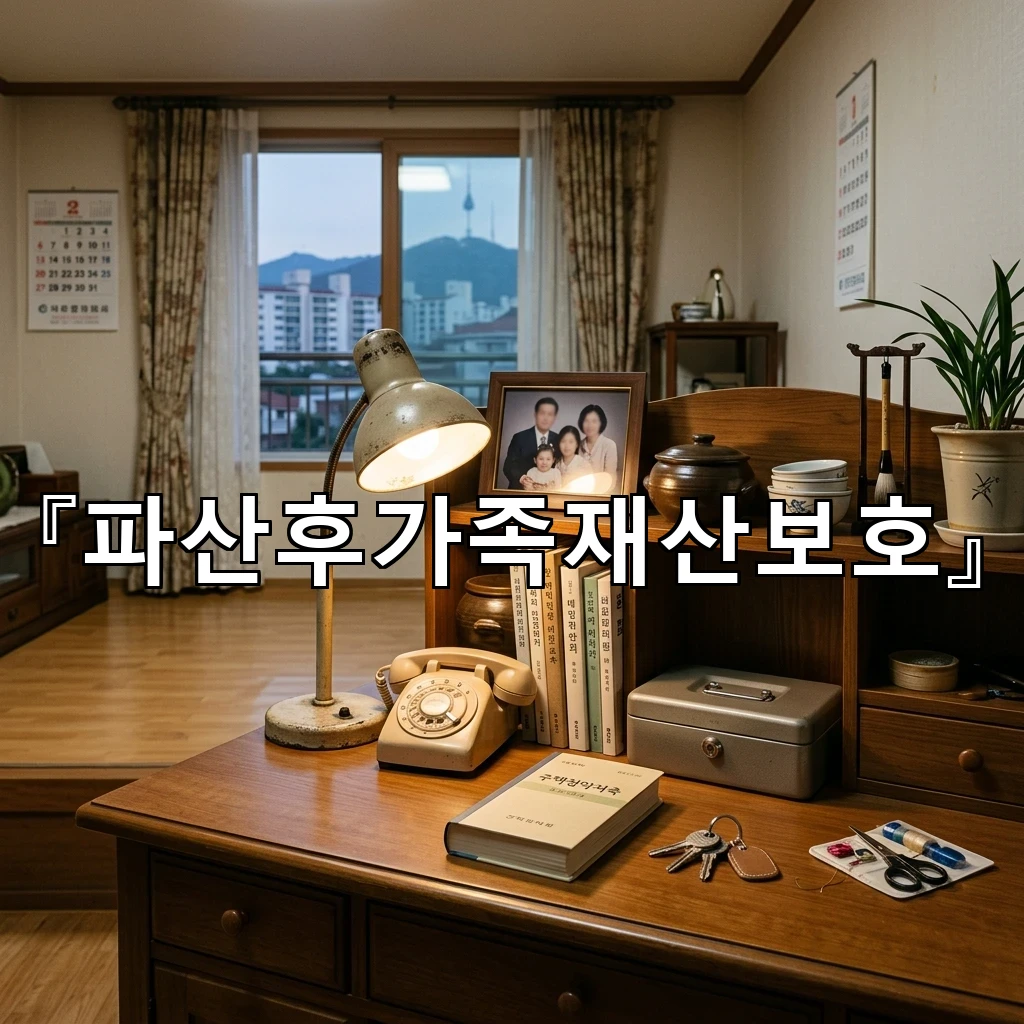 파산후가족재산보호 가족의 생활을 지키는 재산 정리 기준과 순서
