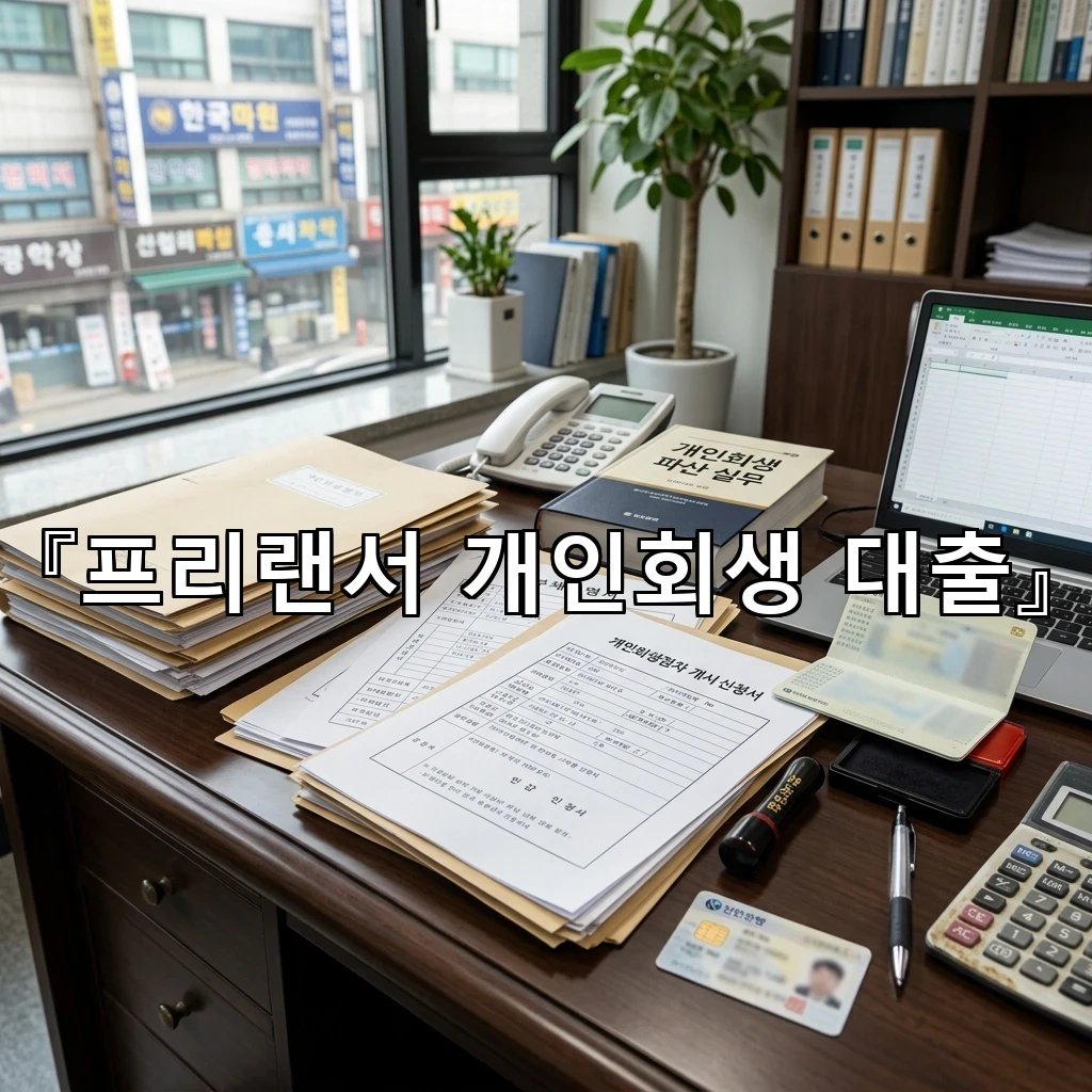 프리랜서개인회생대출 수입이 들쭉날쭉할 때 길을 찾는 순서