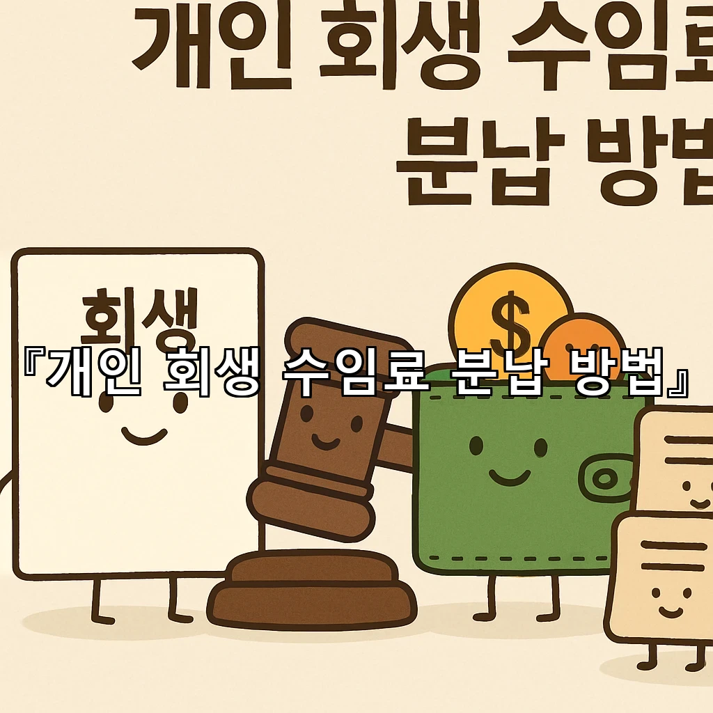 legal image 개인 회생 수임료 분납 방법 5135