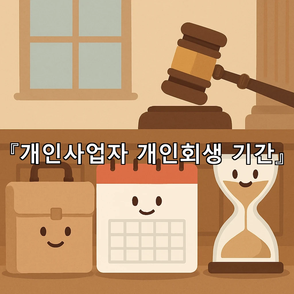 개인사업자개인회생기간 서류 흐름을 먼저 잡아야 하는 까닭