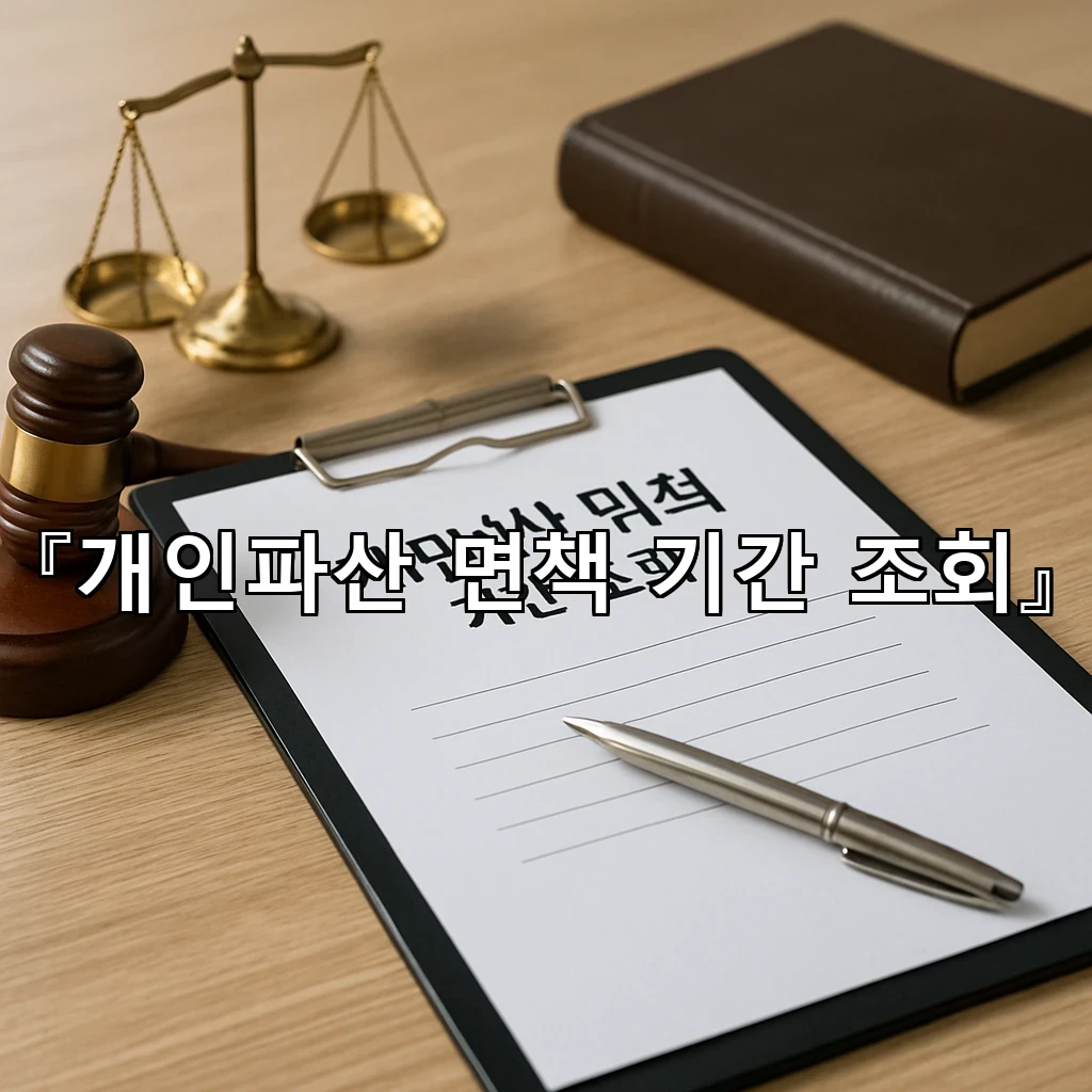 개인파산면책기간조회 서류 흐름 따라 확인하는 핵심 기준 안내
