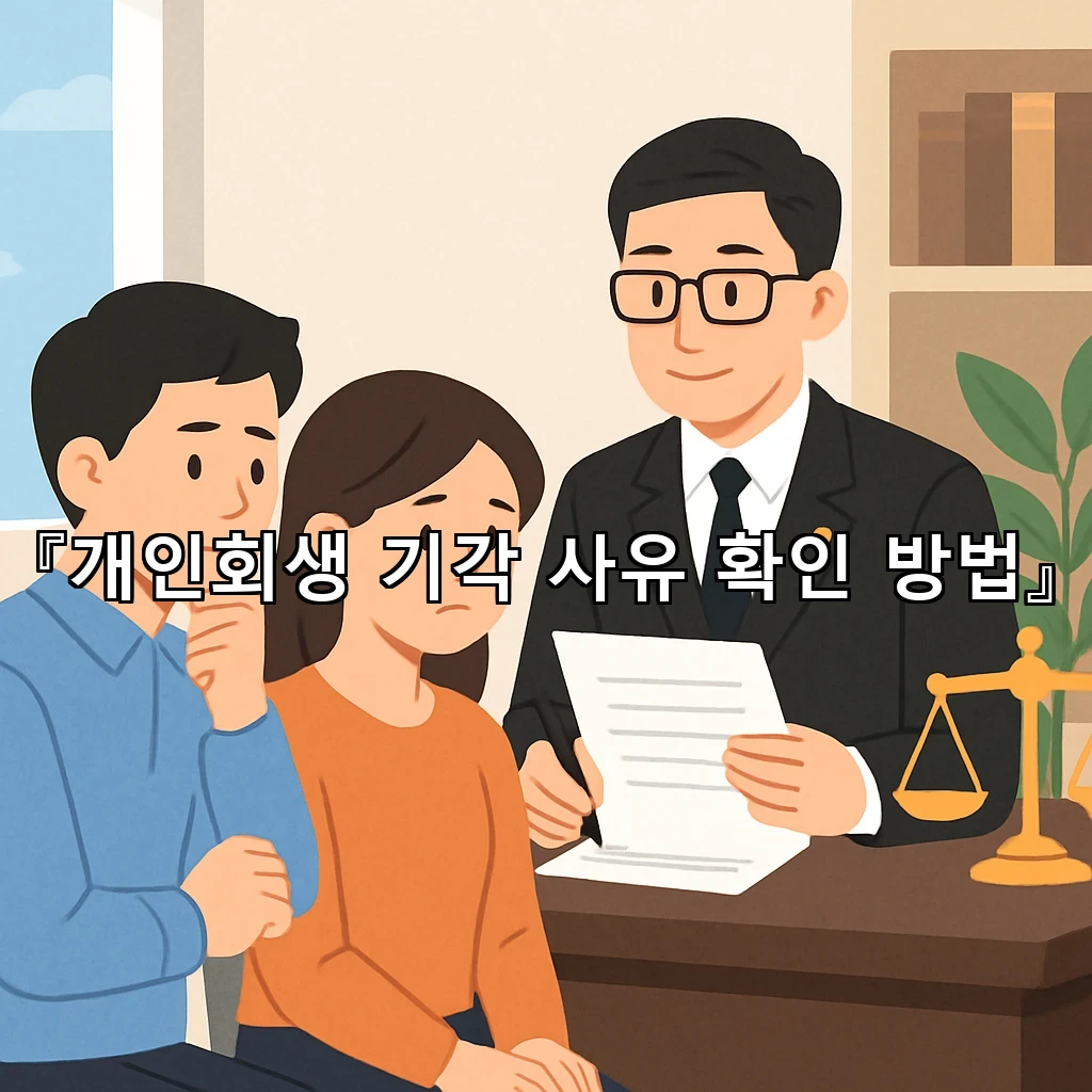 개인회생기각사유확인방법 법원 시선으로 보는 준비의 핵심 기준