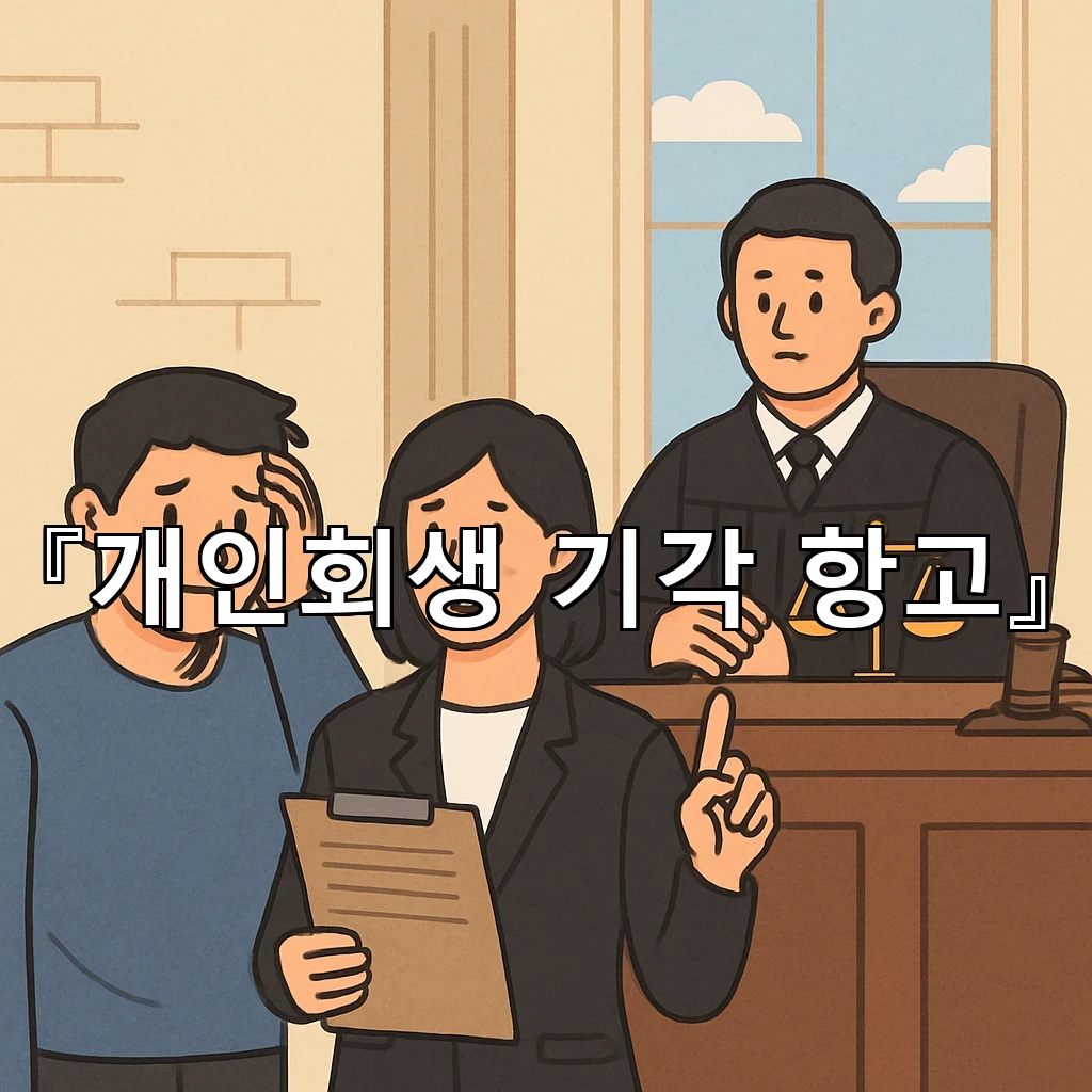 개인회생기각항고 서류 흐름을 먼저 짚어보는 실전 안내문입니다