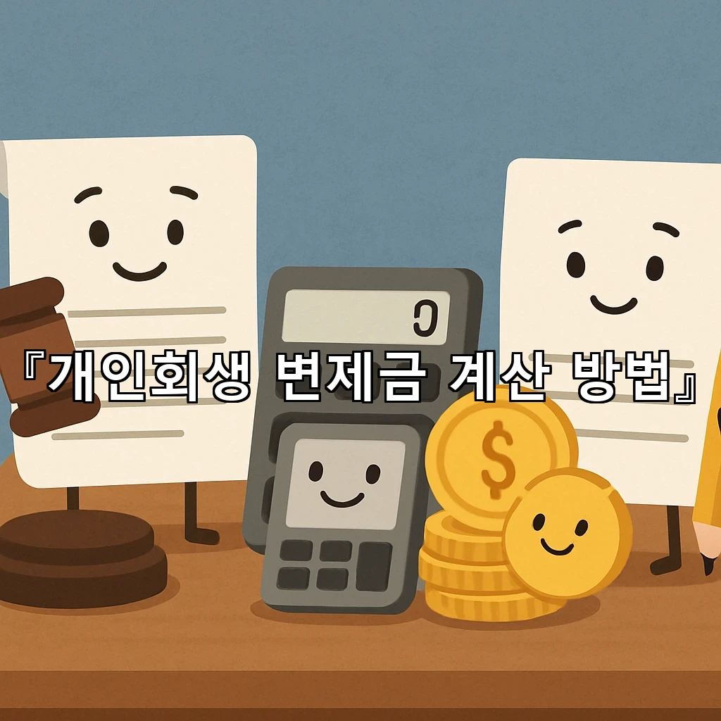 개인회생변제금계산방법 시작 전 확인할 숫자와 자료의 순서 정리