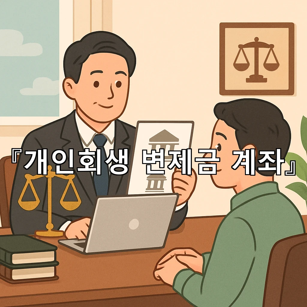 개인회생변제금계좌를 바라보는 시선을 바꾸면 생기는 정리의 힘