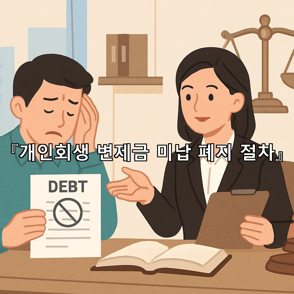 개인회생변제금미납폐지절차 놓치기 쉬운 징후를 먼저 살피는 방법