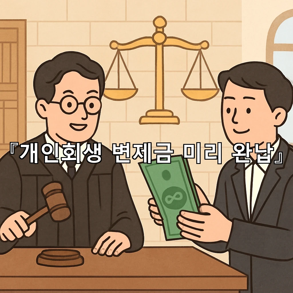 개인회생변제금미리완납 절차를 이해하는 첫걸음과 준비 사항