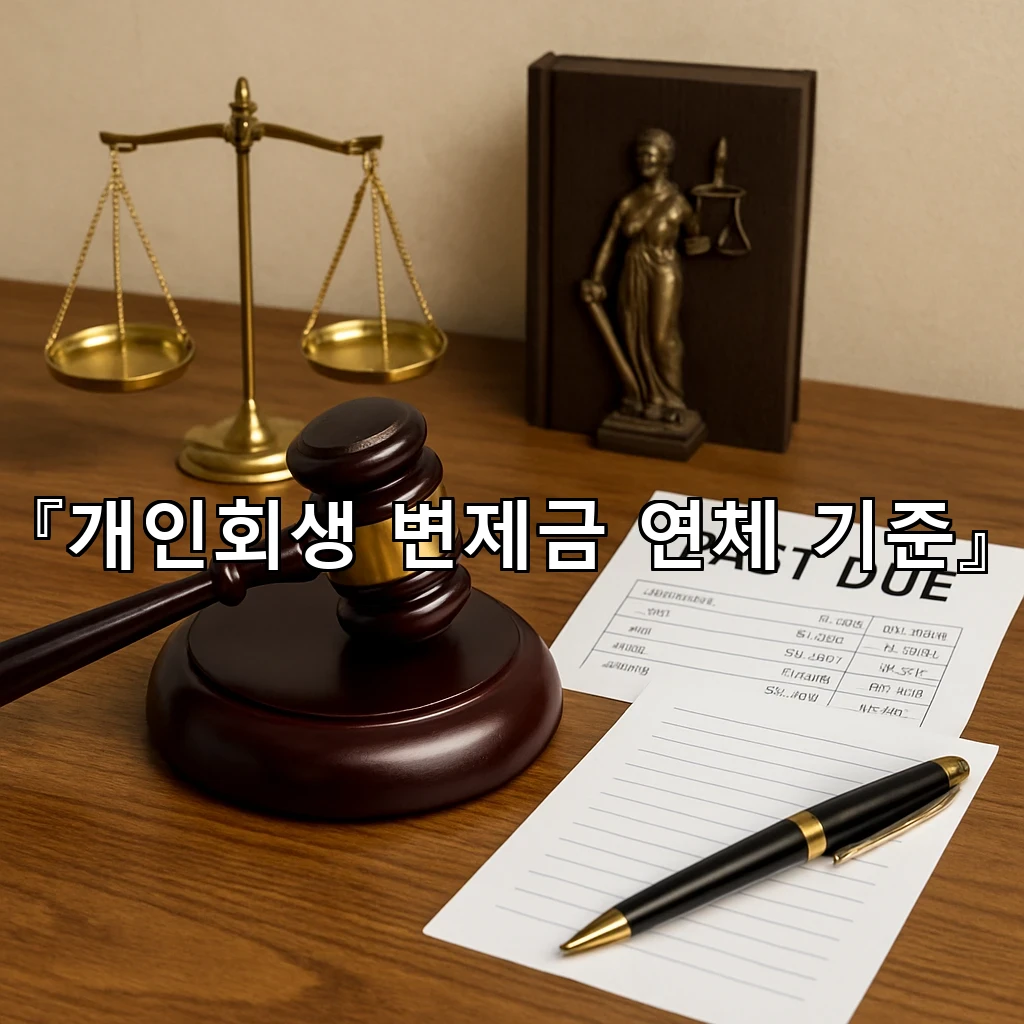 개인회생변제금연체기준 변동이 잦은 달에 살펴볼 관리 흐름