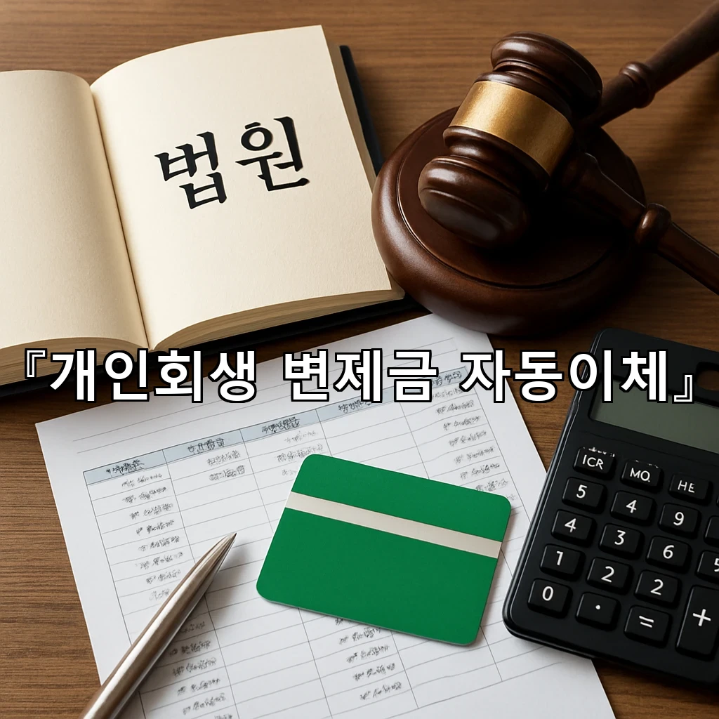 개인회생변제금자동이체 통장 연결부터 납부 일정까지 살피는 방법
