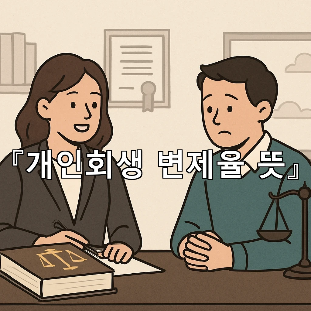 개인회생변제율뜻 계산에서 자주 놓치는 기준과 확인 순서 안내
