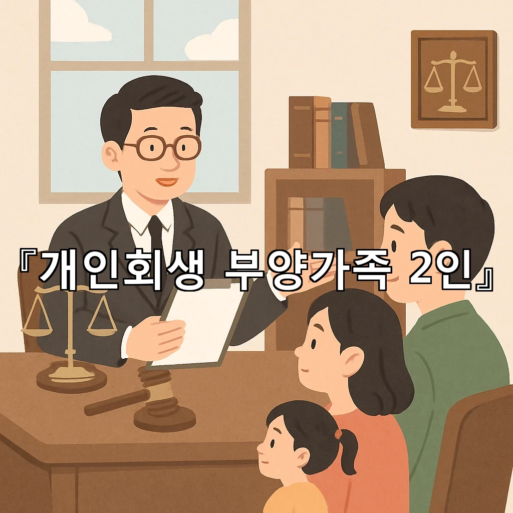 개인회생부양가족2인 생활비 반영 기준을 이해하는 실무 정리 글