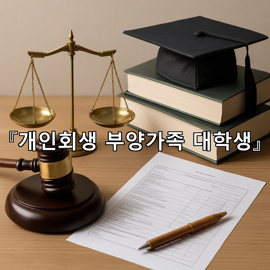 개인회생부양가족대학생 가족 구성 변화가 반영되는 과정 살펴보기