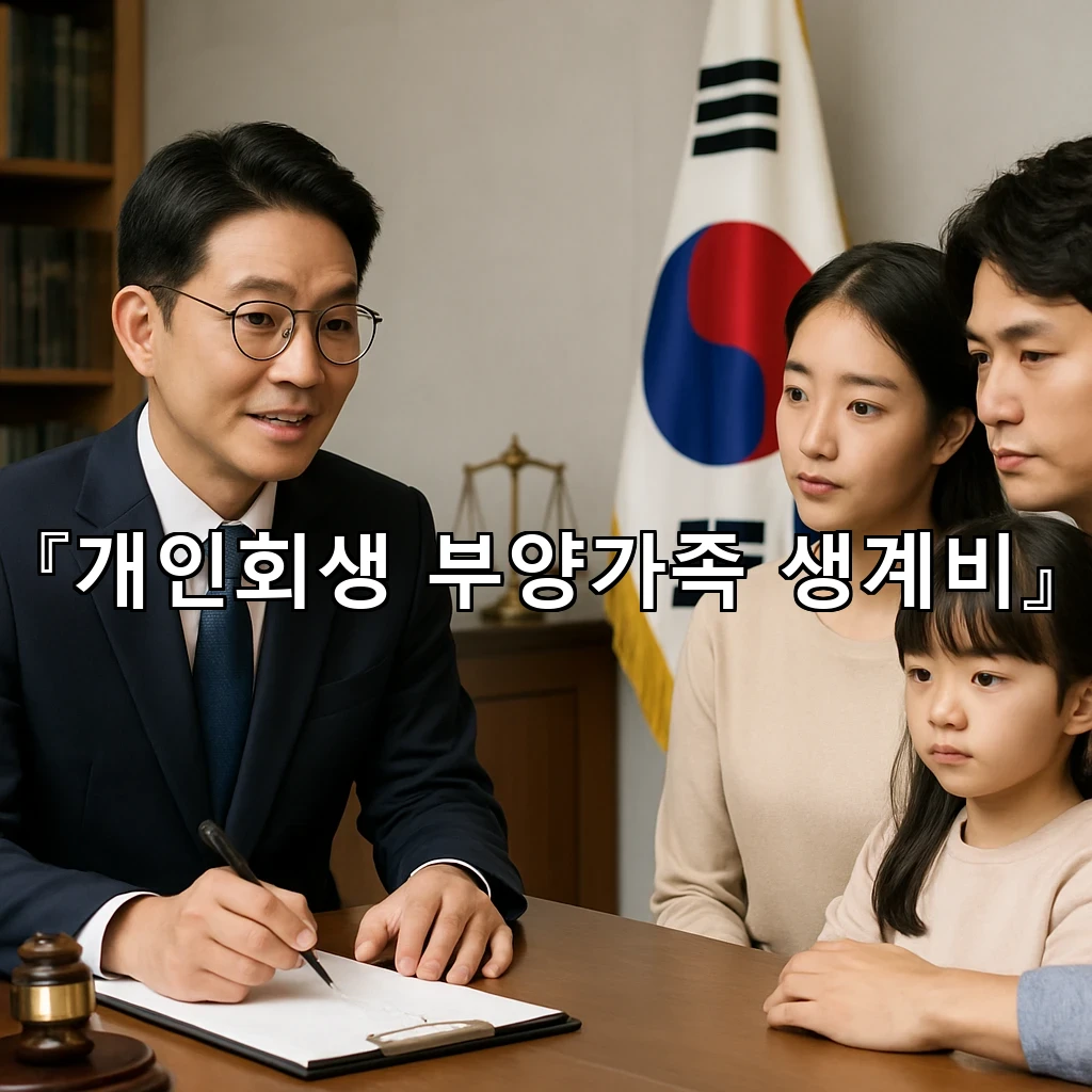 개인회생부양가족생계비 매달 필요한 금액을 읽어내는 기준과 해석