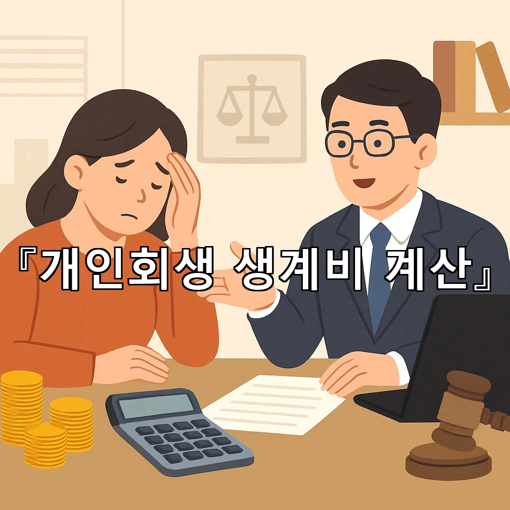 개인회생생계비계산 시작 전에 놓치기 쉬운 생활비 감각 바로잡기