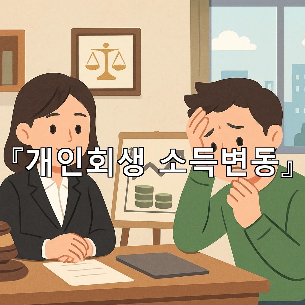 개인회생소득변동 예상 밖 변화에 맞추는 서류 준비 순서
