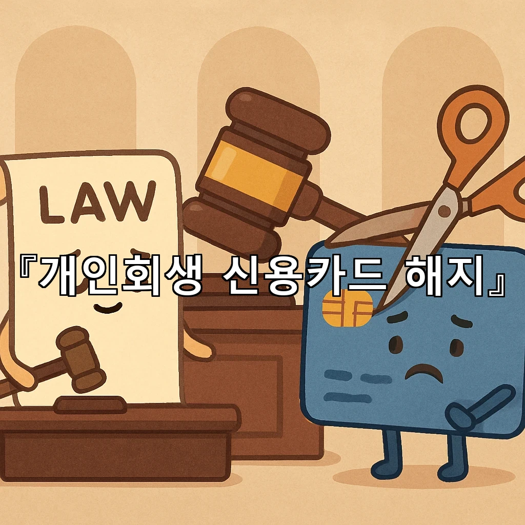 개인회생신용카드해지 뒤 다시 시작하는 생활비 동선 정리법
