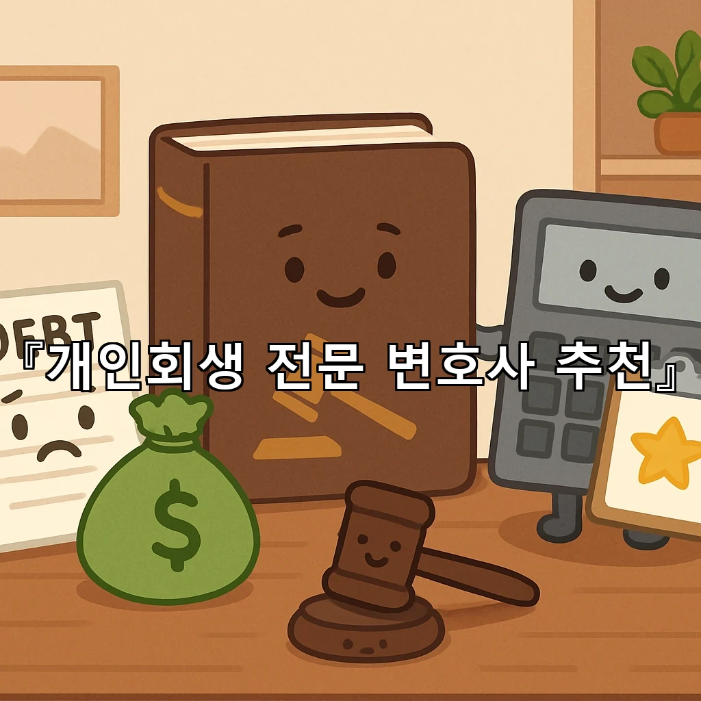 개인회생 전문 변호사 추천