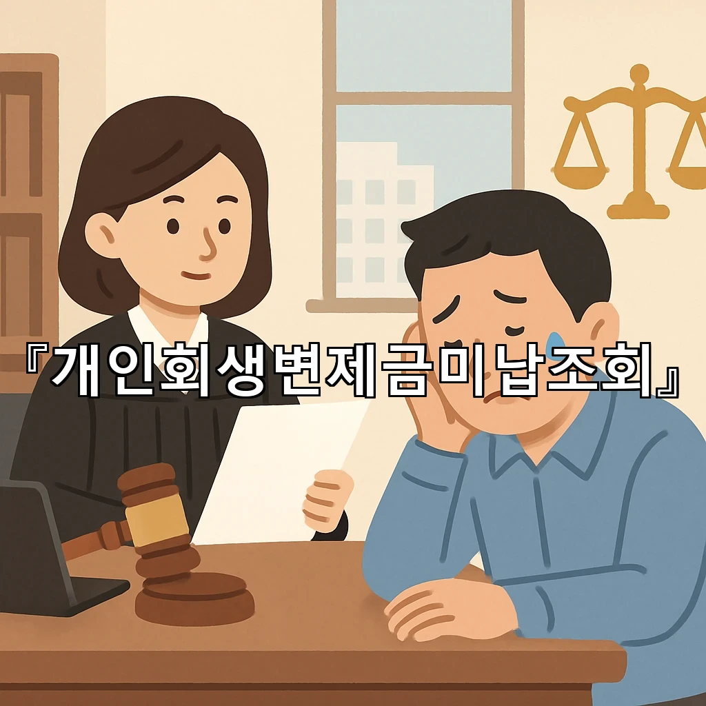 개인회생변제금미납조회 오늘 확인하면 보이는 납부 흐름 정리
