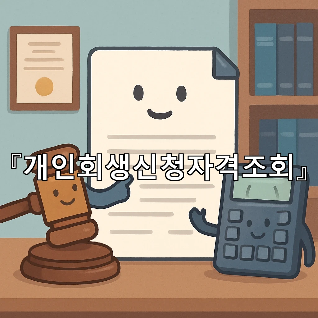 개인회생신청자격조회 진행 전 살펴볼 소득과 채무의 기준