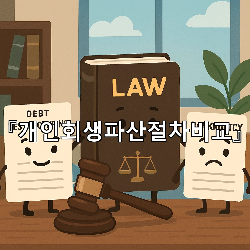 개인회생파산절차비교 첫 걸음에서 갈림길을 읽는 실전 안내서