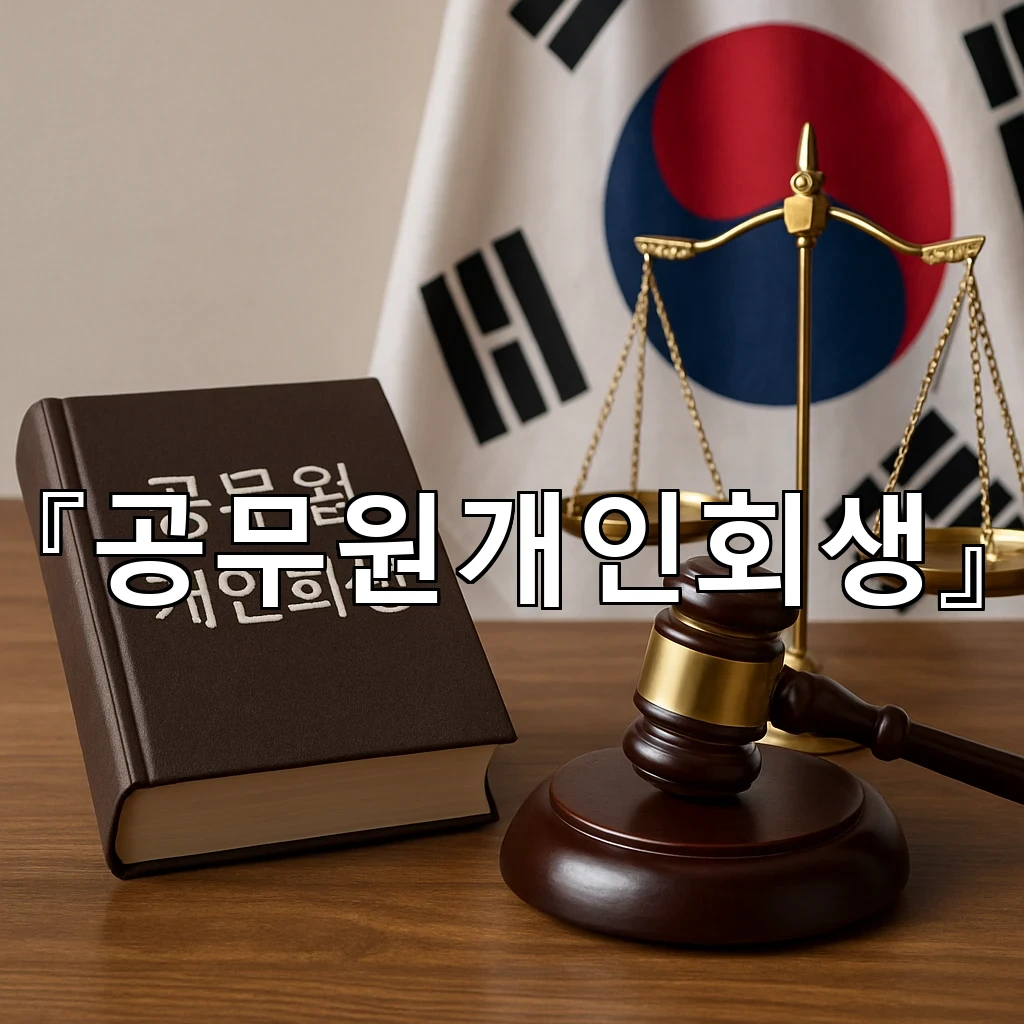 공무원개인회생 복잡한 현실을 정리하는 첫 갈림길이 되는 판단