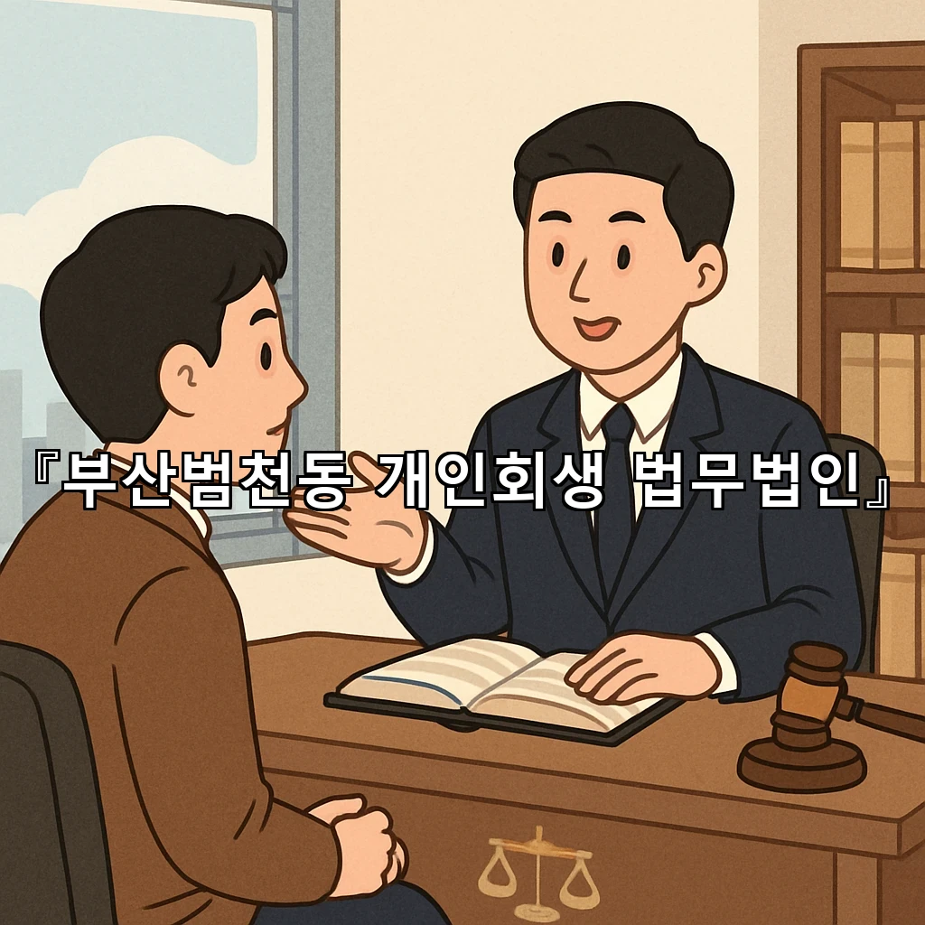 부산범천동개인회생법무법인 서류 준비부터 접수까지 흐름 정리