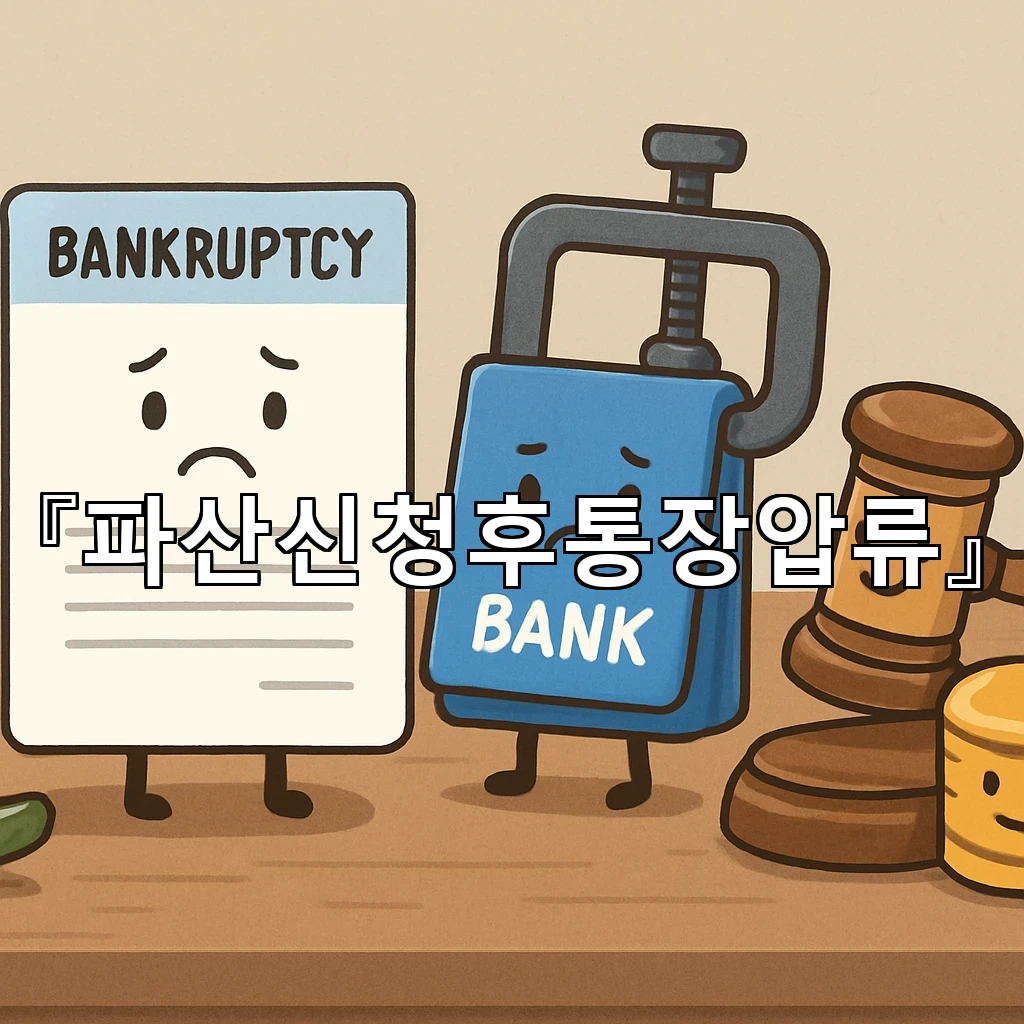 파산신청후통장압류 다시 막막해진 순간 먼저 살필 순서 정리