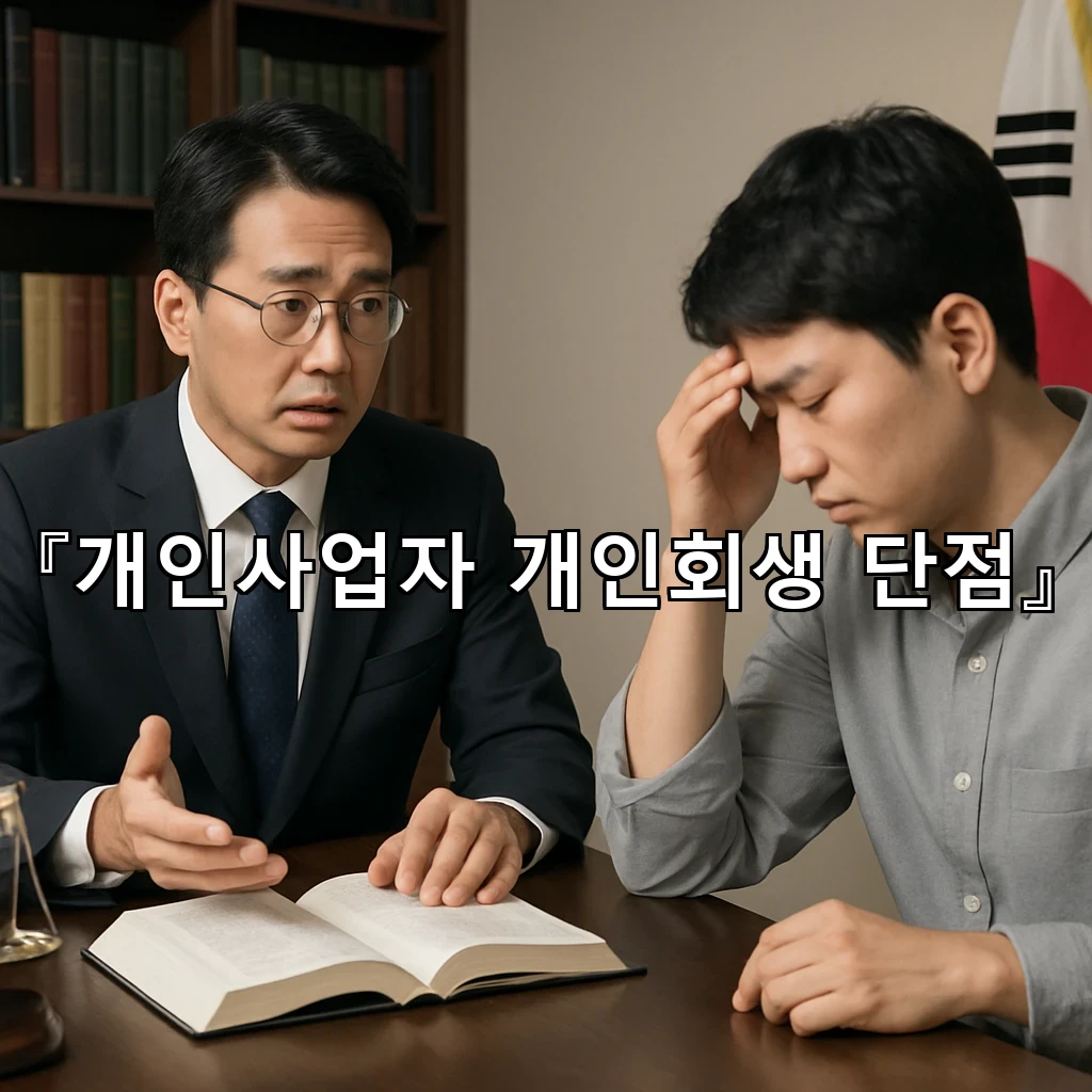 개인사업자개인회생단점 수입 변동이 잦을 때 놓치기 쉬운 점들
