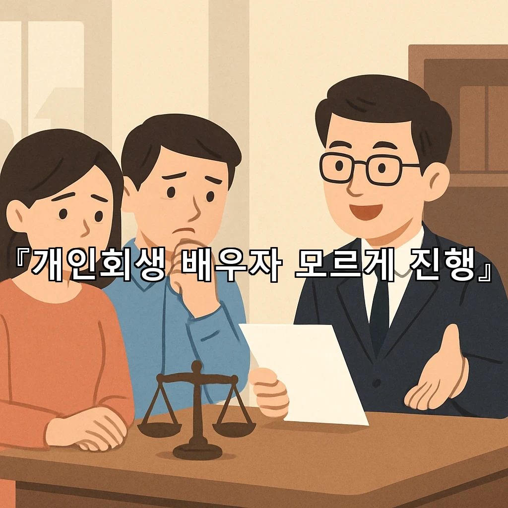 개인회생배우자모르게진행 준비할 때 살펴볼 일상 동선 정리