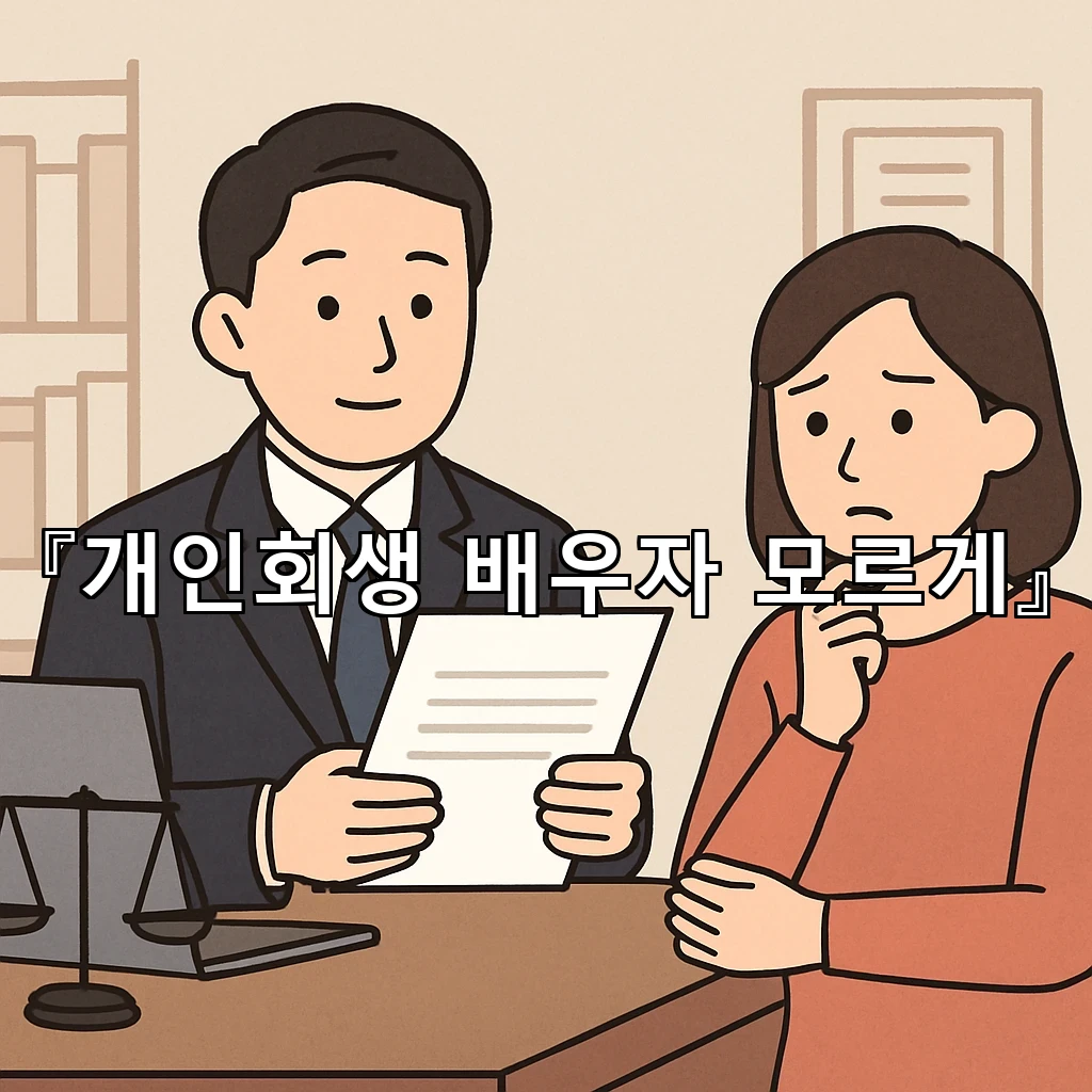 개인회생배우자모르게 서류 준비의 시작점과 마음 정리 방법
