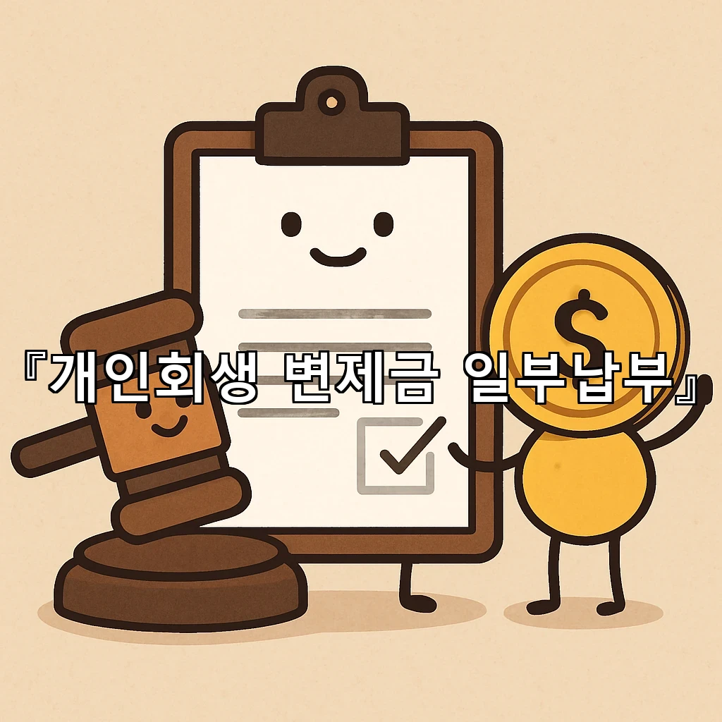 개인회생변제금일부납부 허용 범위를 살피는 차분한 기준 정리