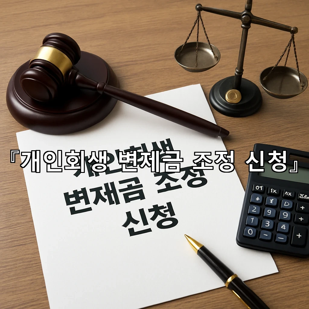 개인회생변제금조정신청 절차를 이해하며 준비하는 핵심 흐름 안내