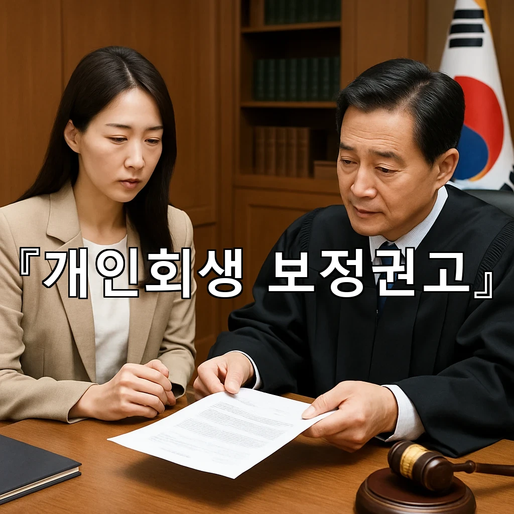 개인회생보정권고 서류 흐름을 다시 정리하는 실무의 핵심