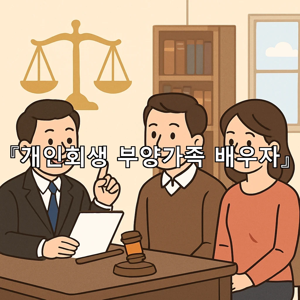 개인회생부양가족배우자 서류를 먼저 정리하면 보이는 실무 흐름