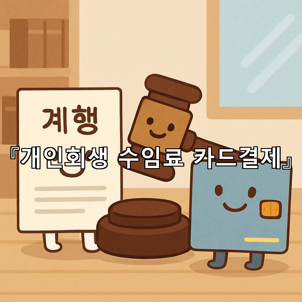 개인회생수임료카드결제 상담 흐름을 먼저 이해하는 실무자의 시선