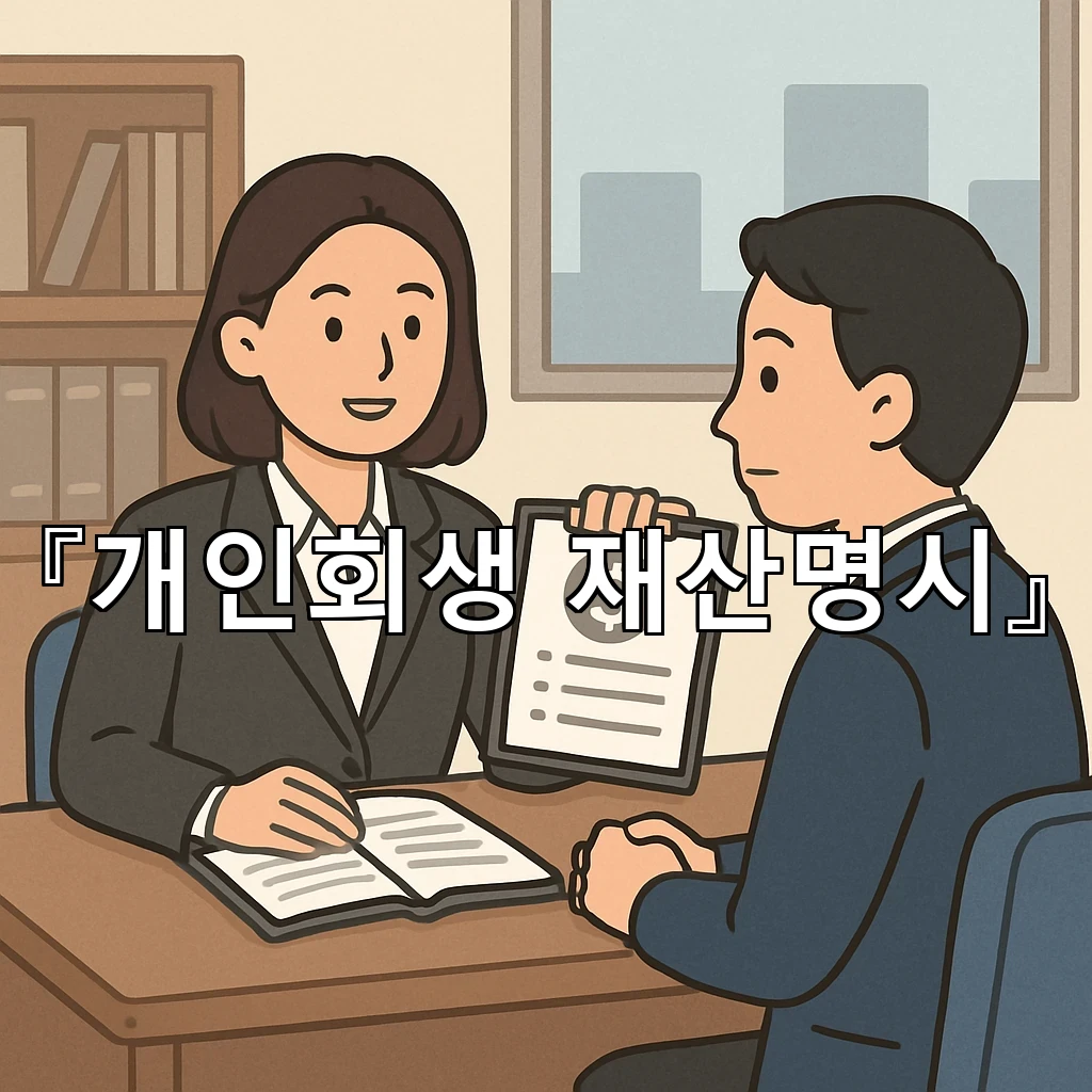 개인회생재산명시 신청 전 꼭 살펴야 할 재산 범위와 작성 순서