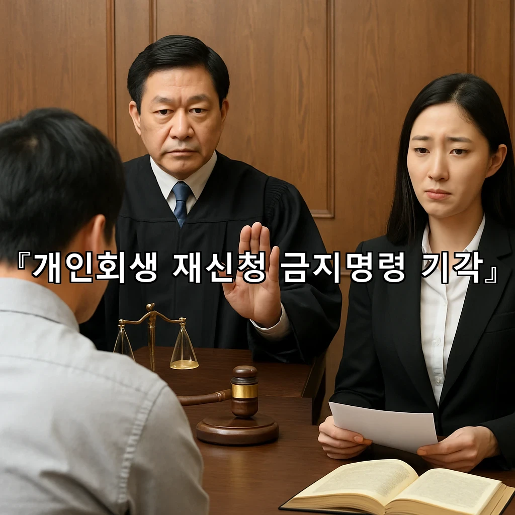 개인회생재신청금지명령기각 이후 살펴야 할 절차와 판단 기준