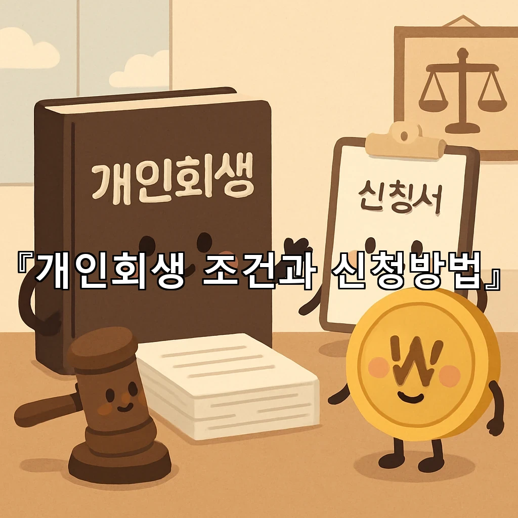 개인회생조건과신청방법 단계별로 보면 달라지는 준비의 흐름 이해